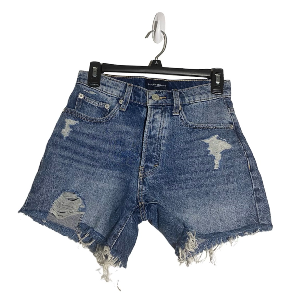 Lucky Brand Distressed Short Size 00 24 Lucky Brand Distressed Short Size 00 24